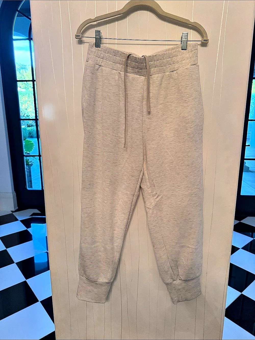 Varley DoubleSoft Rolled Cuff Pant Joggers Gray Medium
